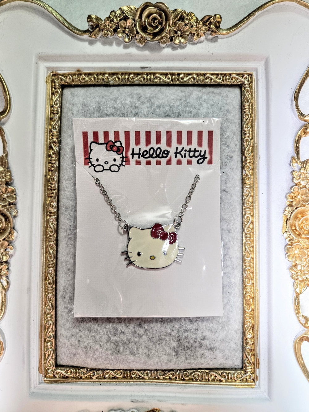 Hello Kitty Silver Necklace Jewelry